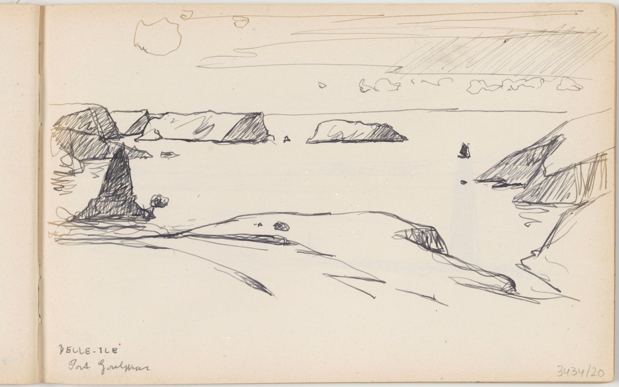 Belle-Île-en-Mer, Port Goulphar de Richard Baseleer