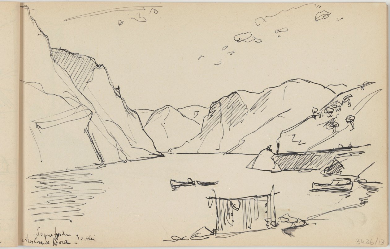 Sognefjorden Aurlandsfjord de Richard Baseleer