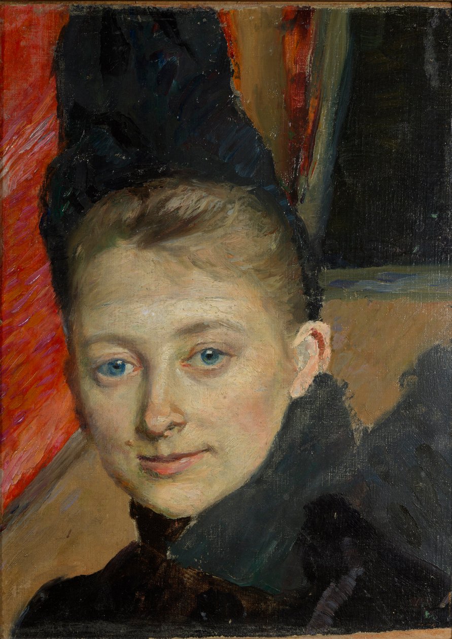 Retrato da primeira mulher do artista, nascida Klemming de Richard Bergh
