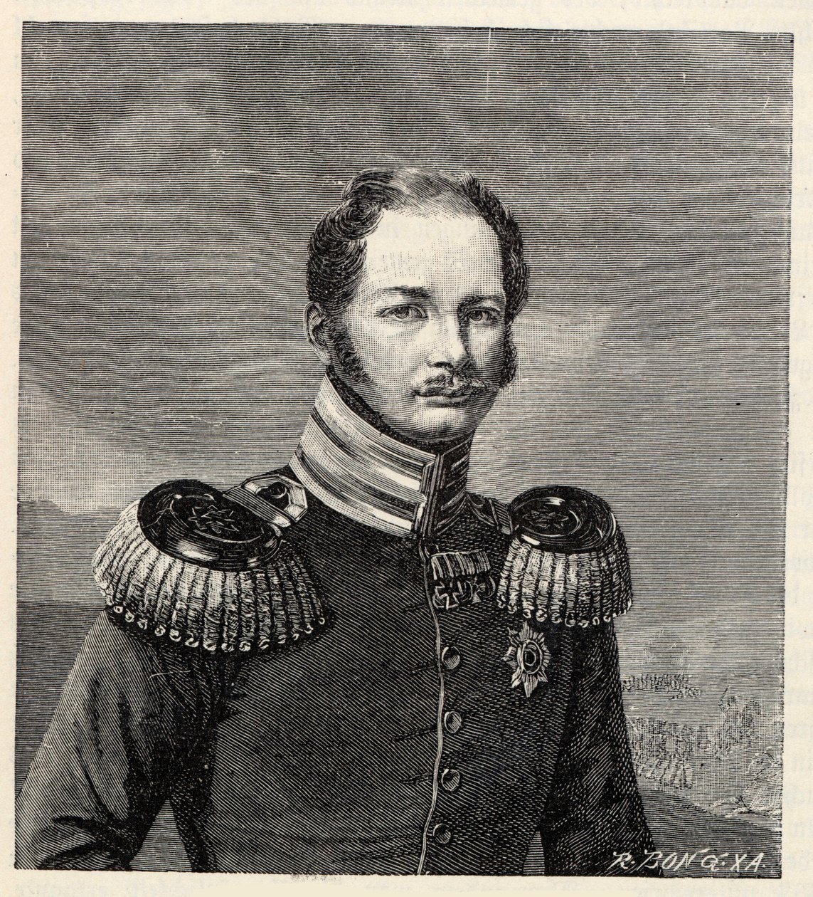 Príncipe Guilherme da Prússia 1797-1888 , 1835. de Richard Bong