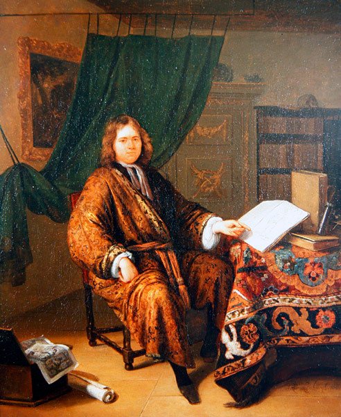 Connoisseur na sua Biblioteca de Richard Brackenburgh