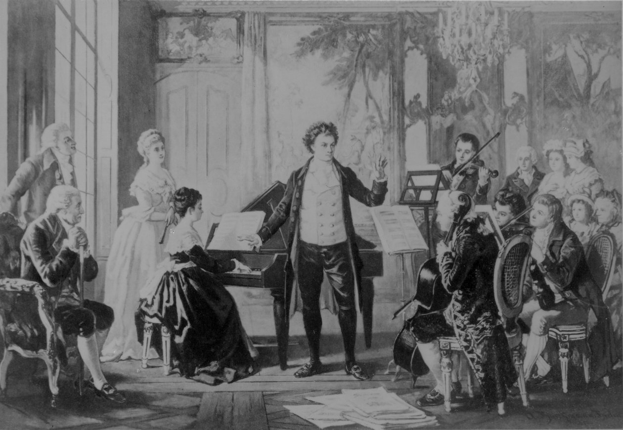 Ludwig van Beethoven (gravura) de Richard Brend