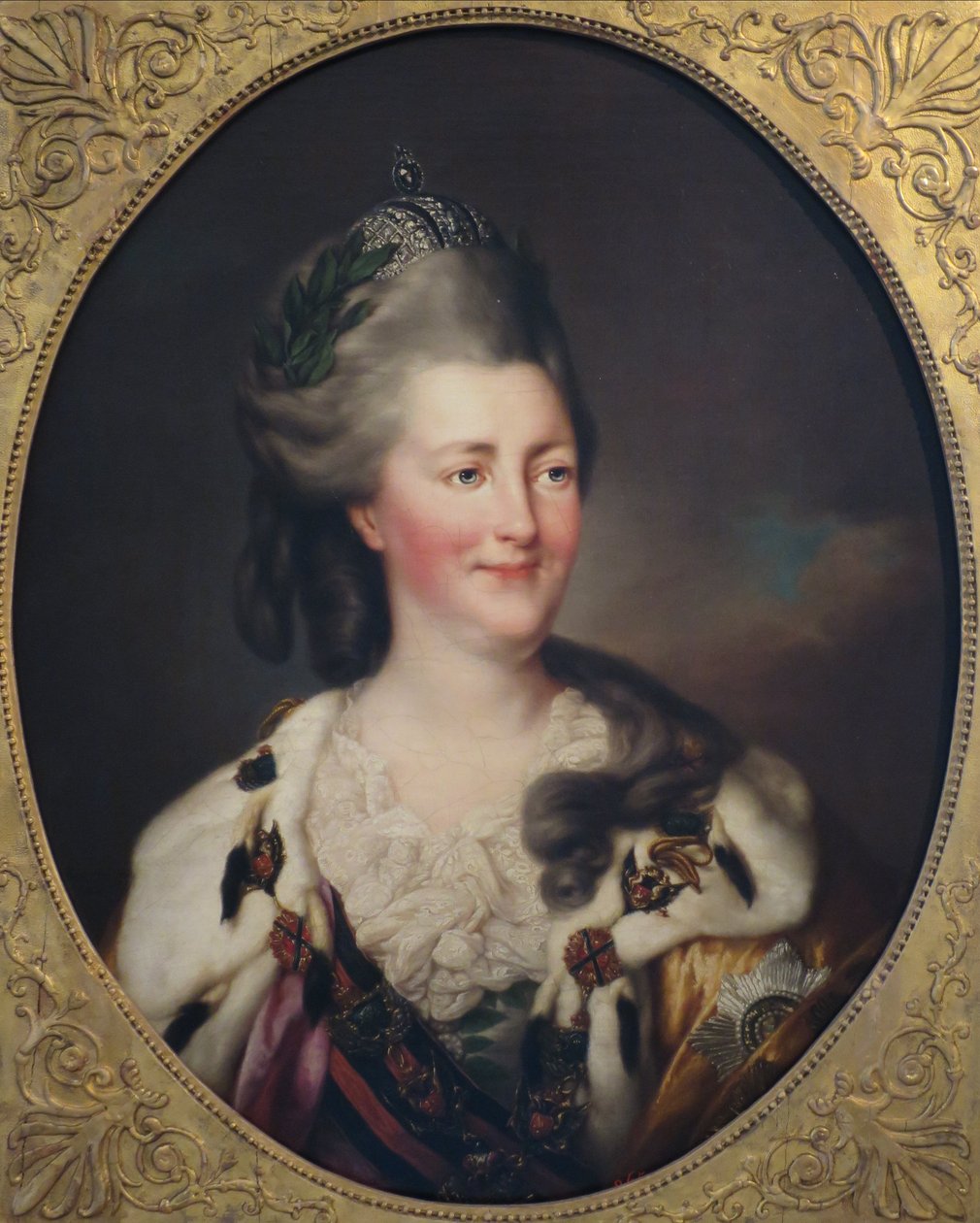 Retrato de Catarina II de Richard Brompton