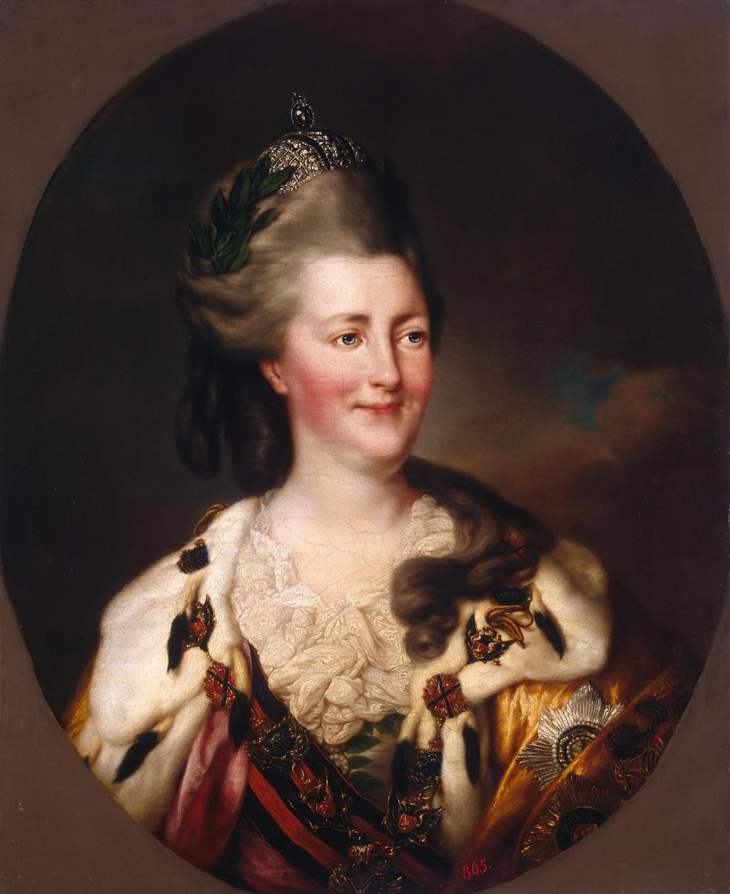 Retrato de Catarina II de Richard Brompton