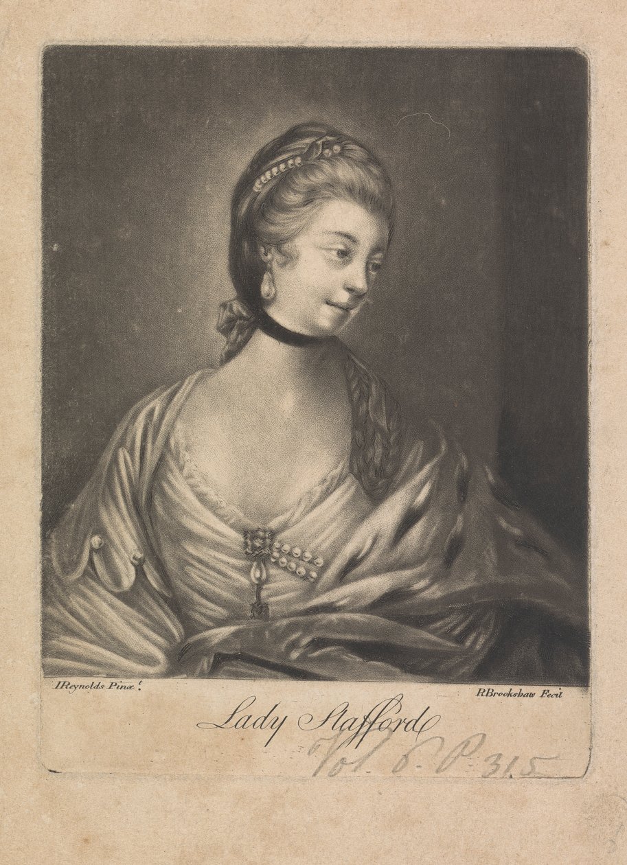 Lady Anne Wentworth, Condessa de Strafford de Richard Brookshaw