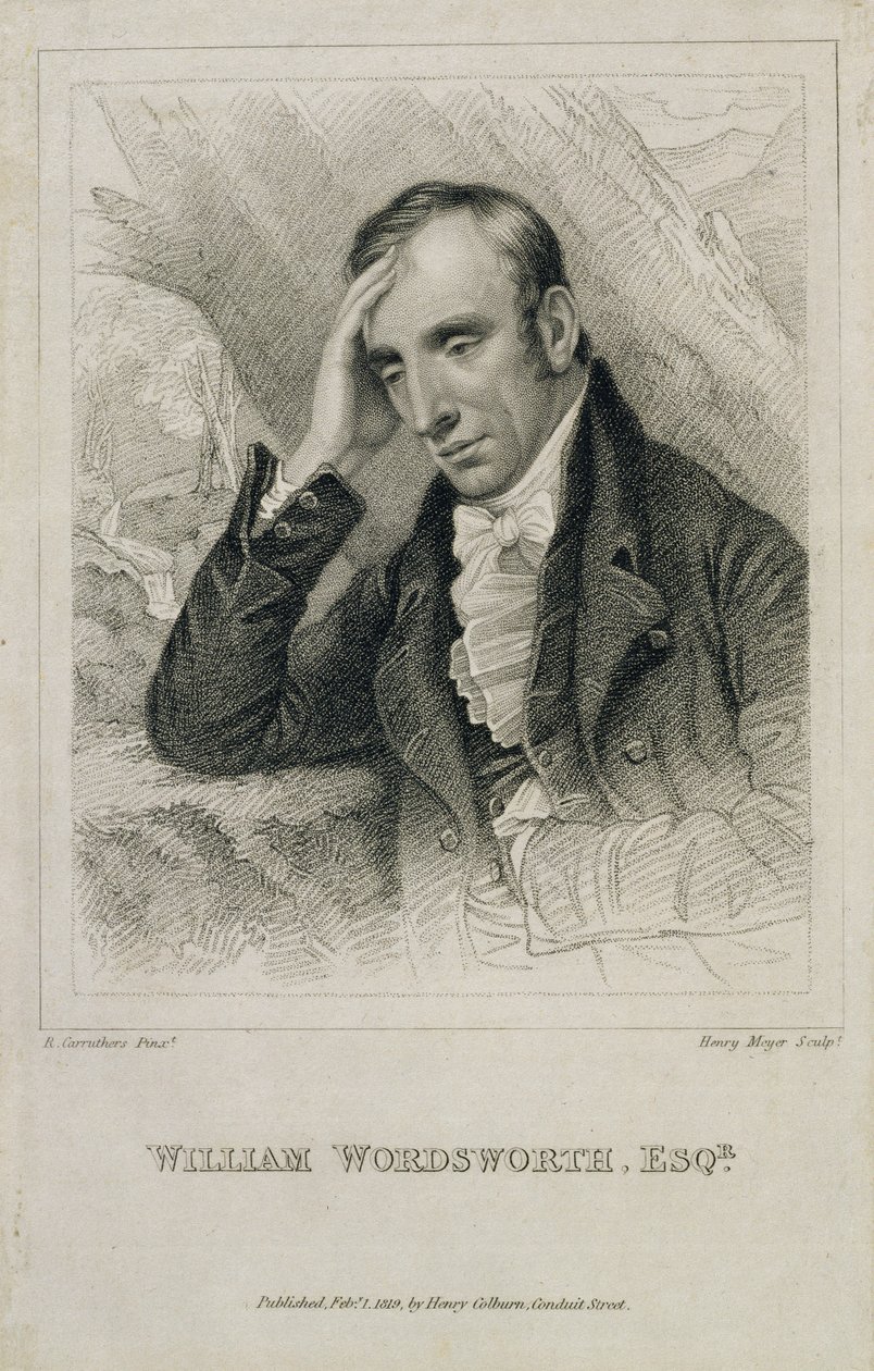 William Wordsworth (1770-1850), gravado por Henry Meyer (1782-1847), 1819 de Richard Carruthers