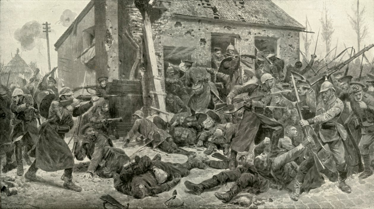 A tomada de Landrecies, 1919. de Richard Caton II Woodville