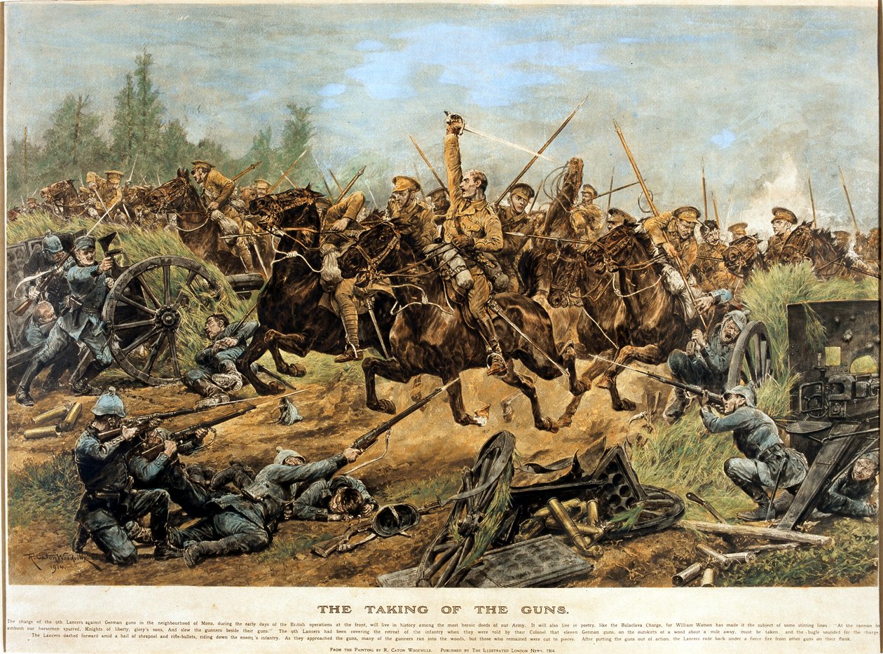 A tomada das armas, 1914 de Richard Caton II Woodville