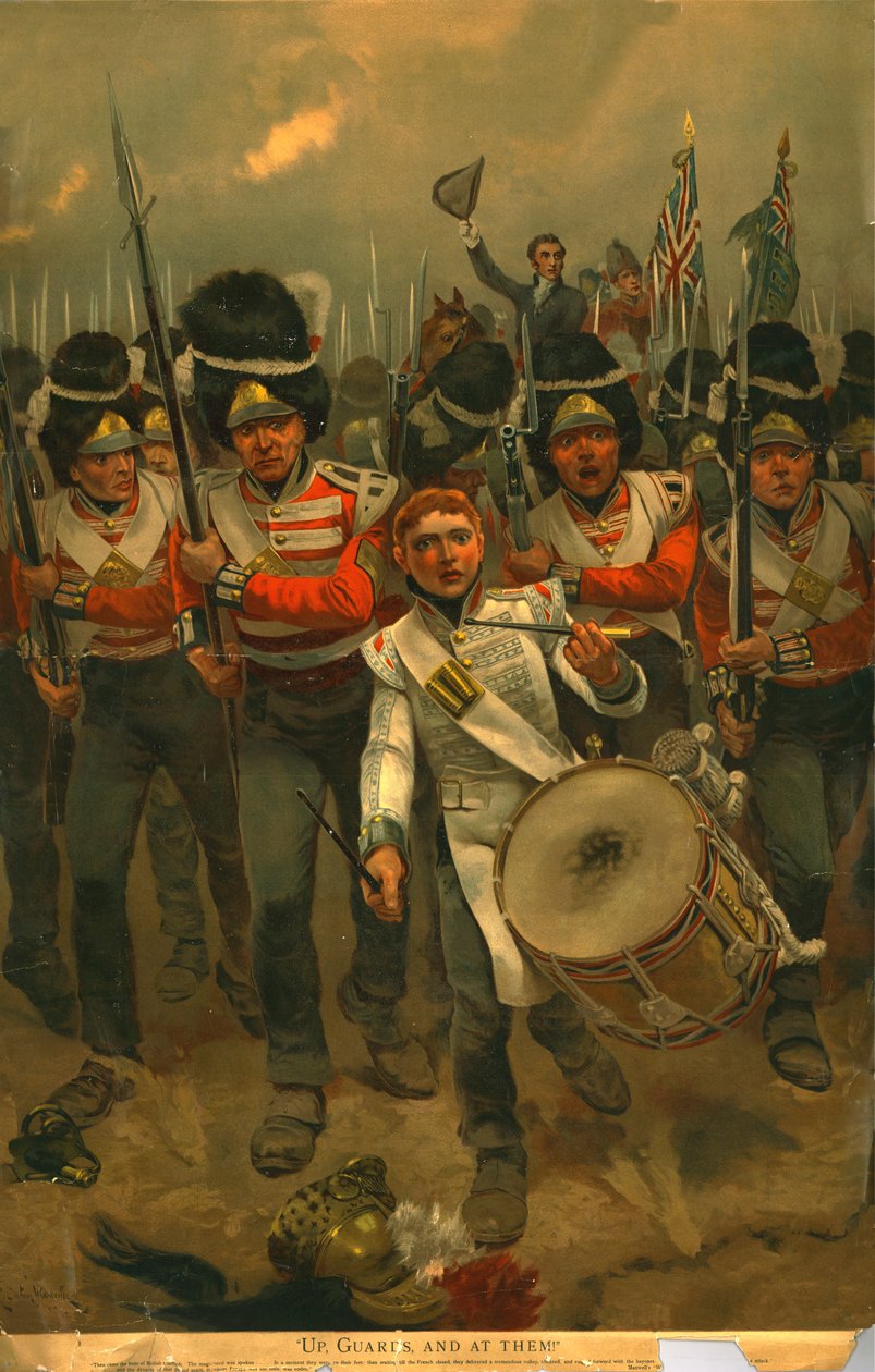 Acima, guardas e neles !, 1899. de Richard Caton II Woodville