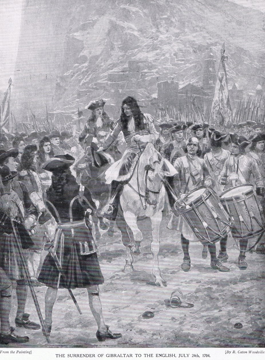 A rendição de Gibraltar, c.1910 de Richard Caton Woodville