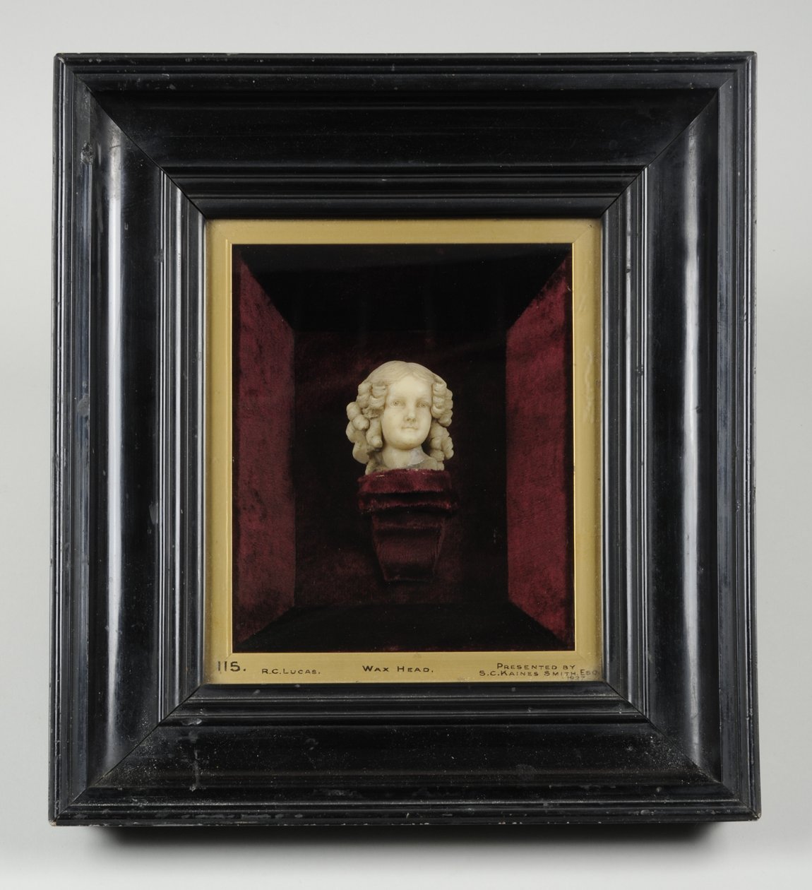 Busto de menina, c.1850 (cera) de Richard Cockle Lucas