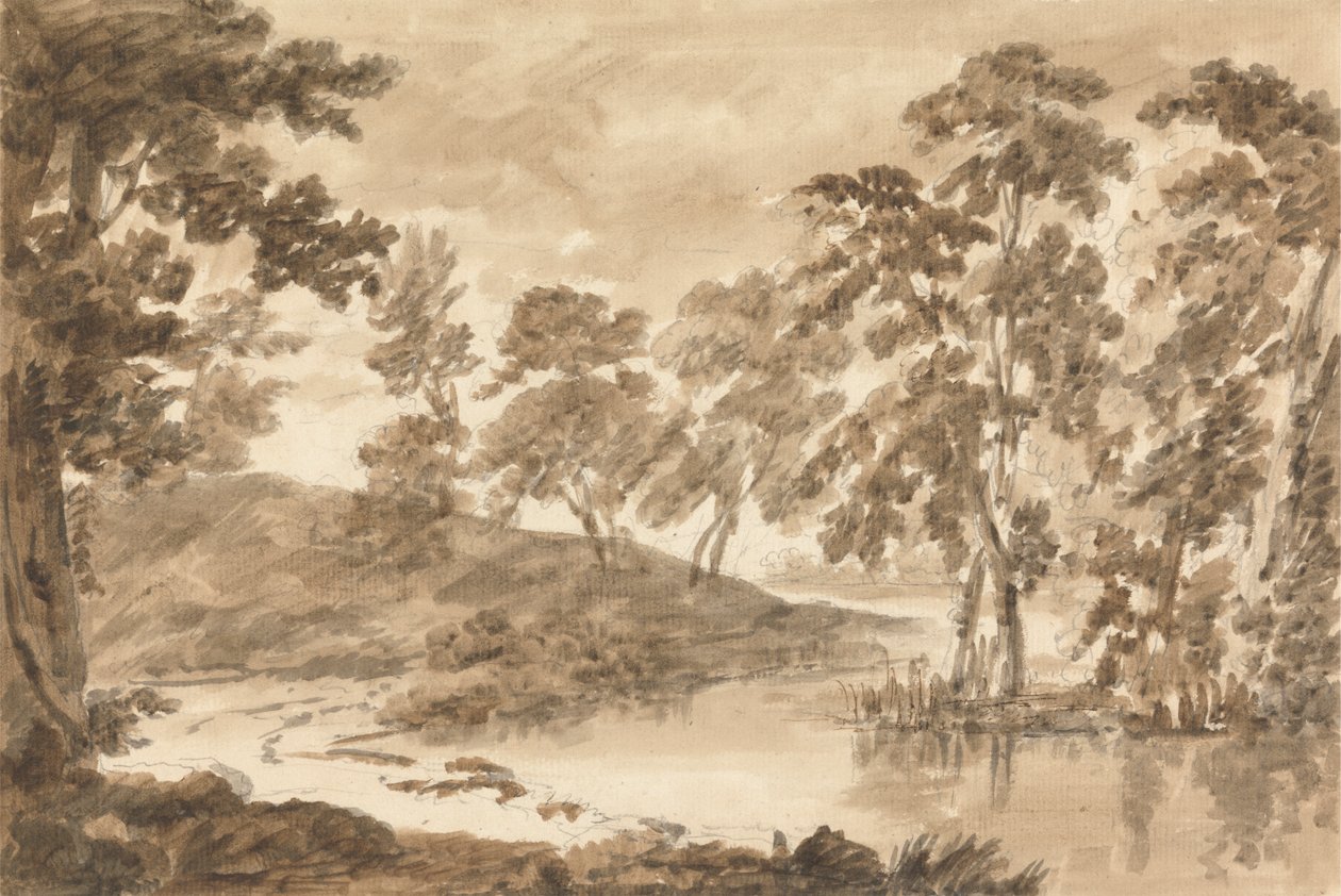 Paisagem da floresta de Richard Cooper the Younger