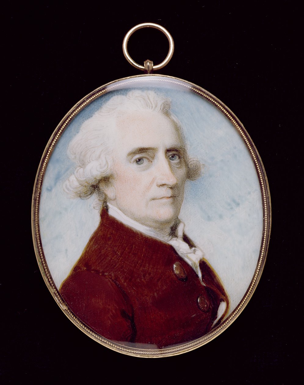 PD.203-1961 Miniatura de autorretrato de Richard Cosway