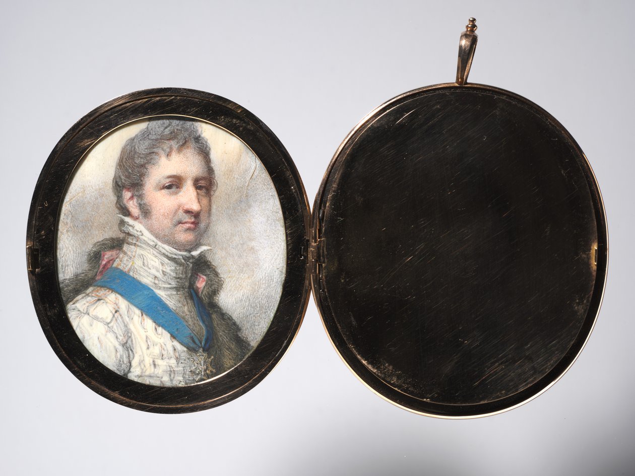 Retrato de Louis-Philippe, duque de Orléans, mais tarde rei dos franceses, 1804. de Richard Cosway