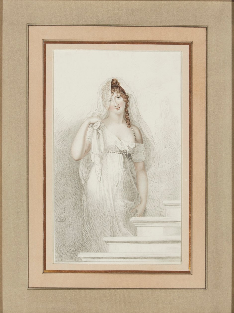 Retrato de Madame Recamier 1777-1849. de Richard Cosway
