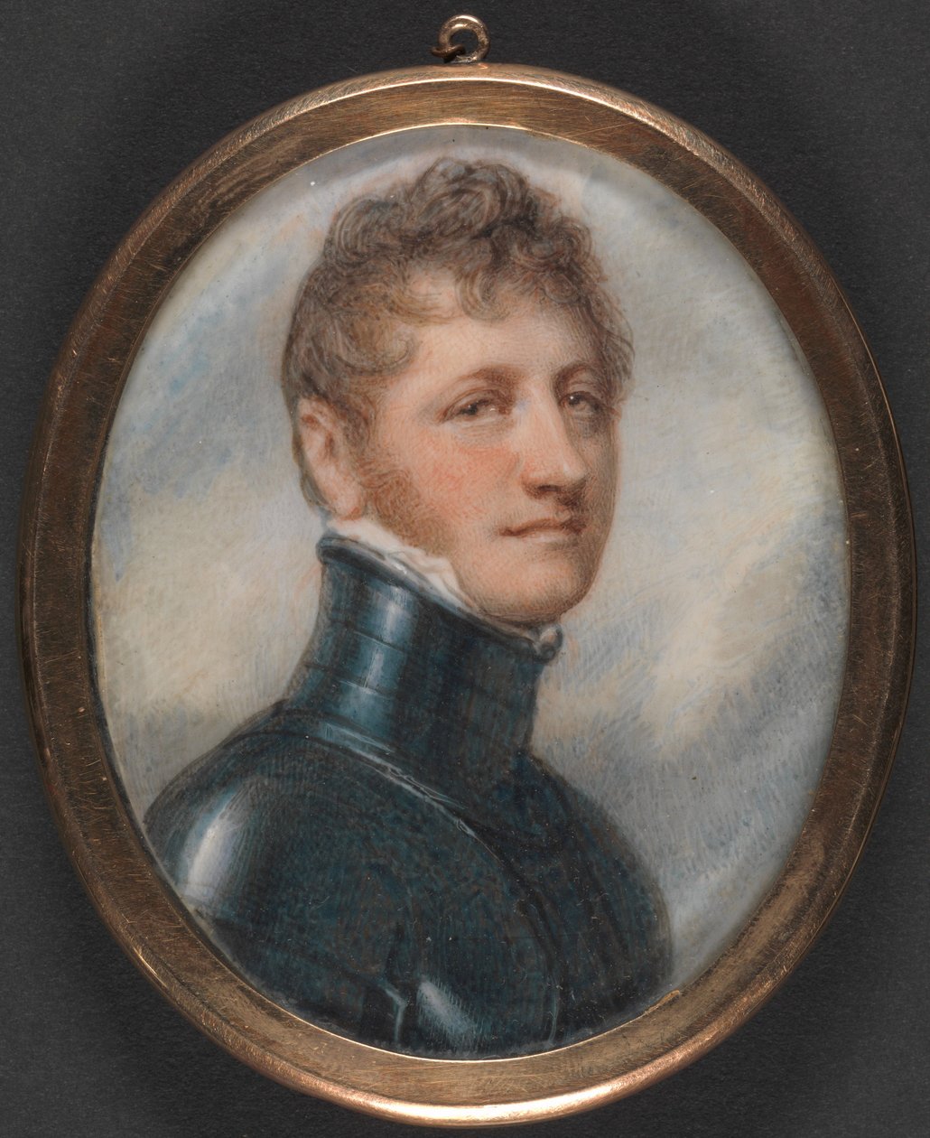 Retrato de um homem de armadura de Richard Cosway