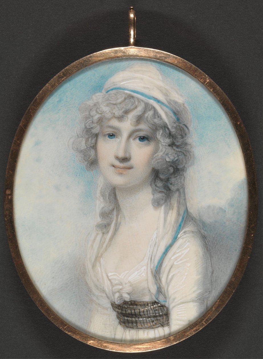 Retrato de uma jovem senhora de Richard Cosway