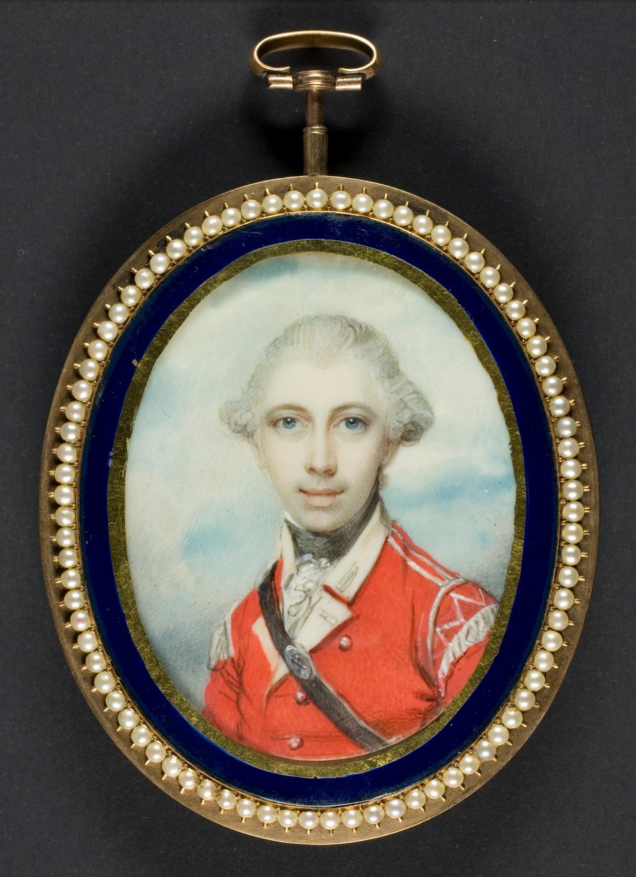 Retrato de um oficial de Richard Cosway