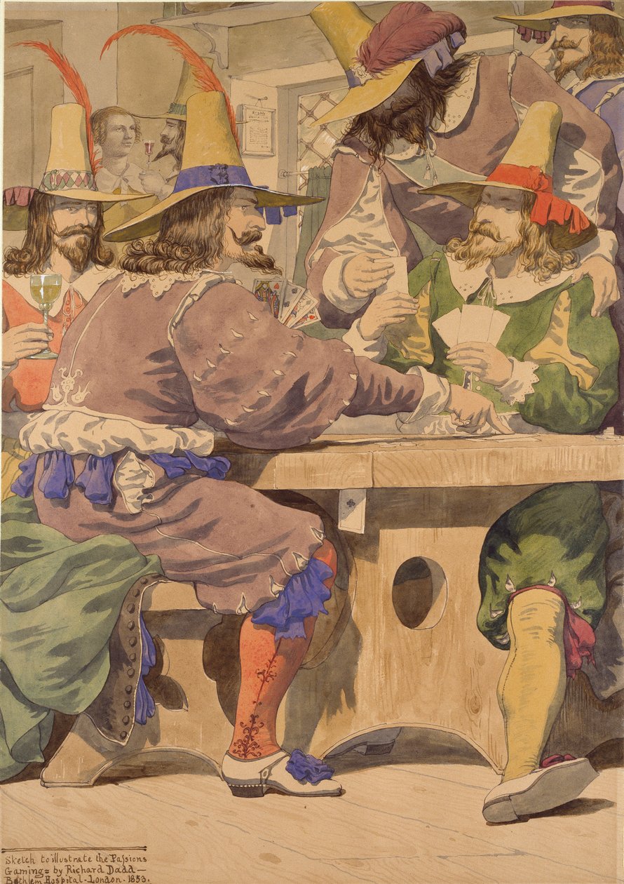 Jogos, meados do século XIX de Richard Dadd
