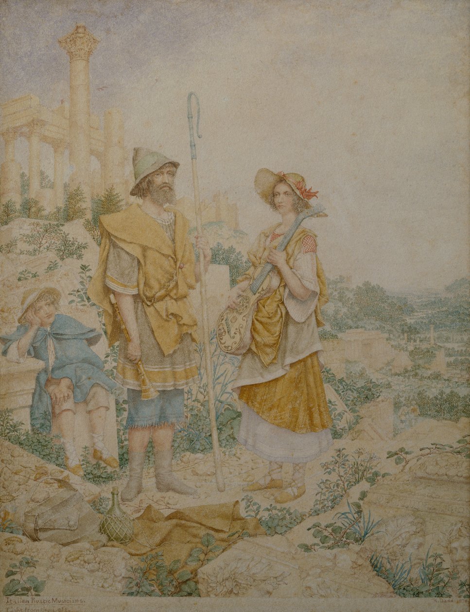 Músicos rústicos italianos de Richard Dadd