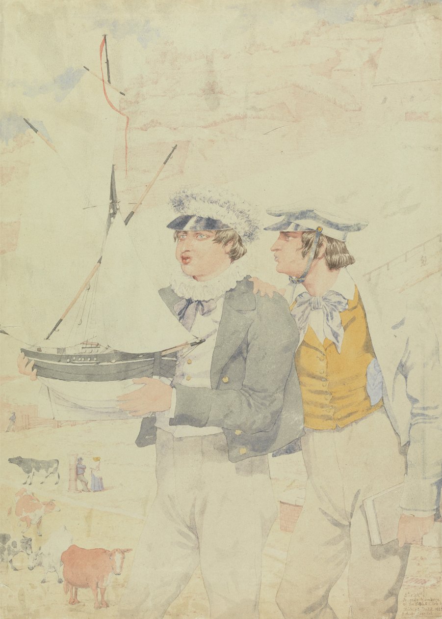 Membros Juvenis do Yacht Club de Richard Dadd