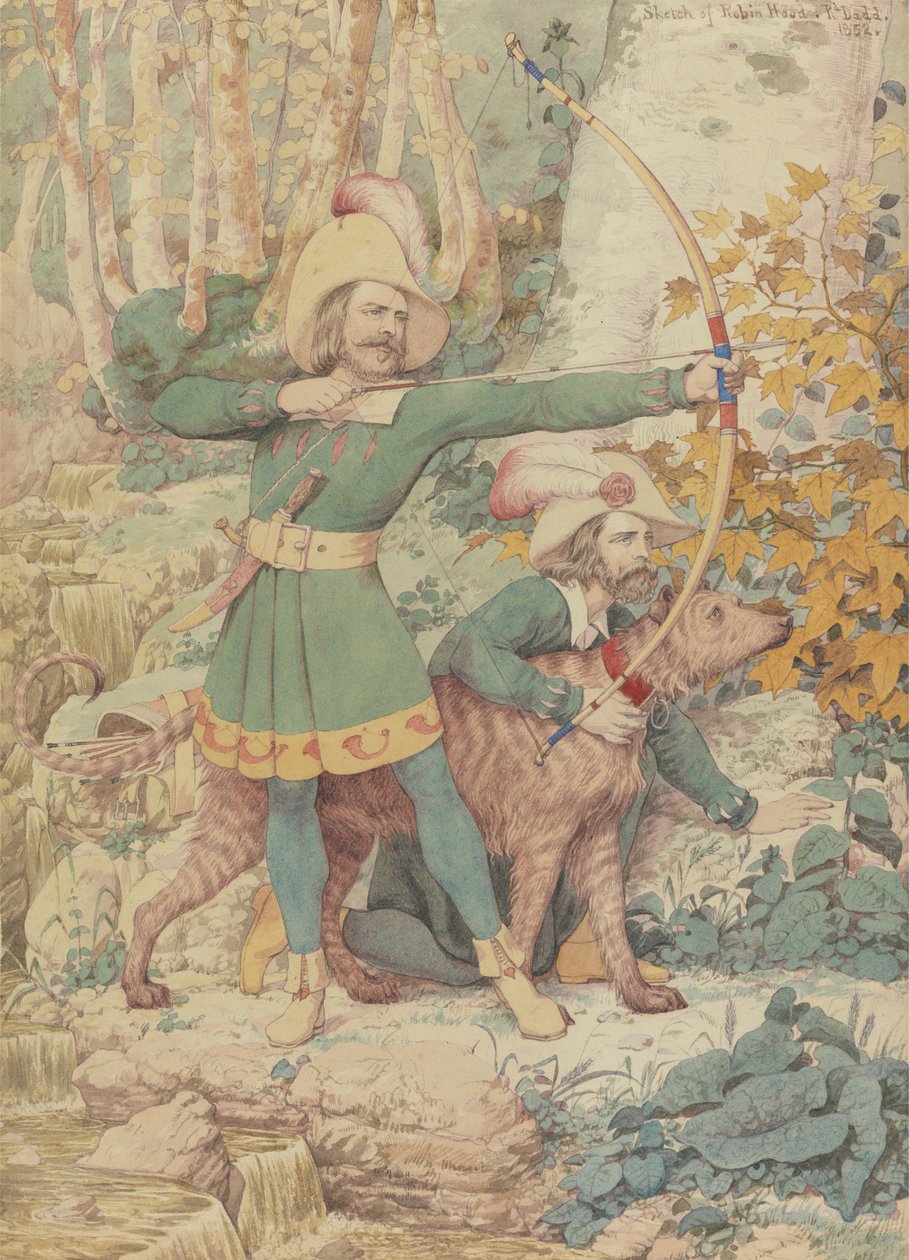 Esboço de Robin Hood de Richard Dadd