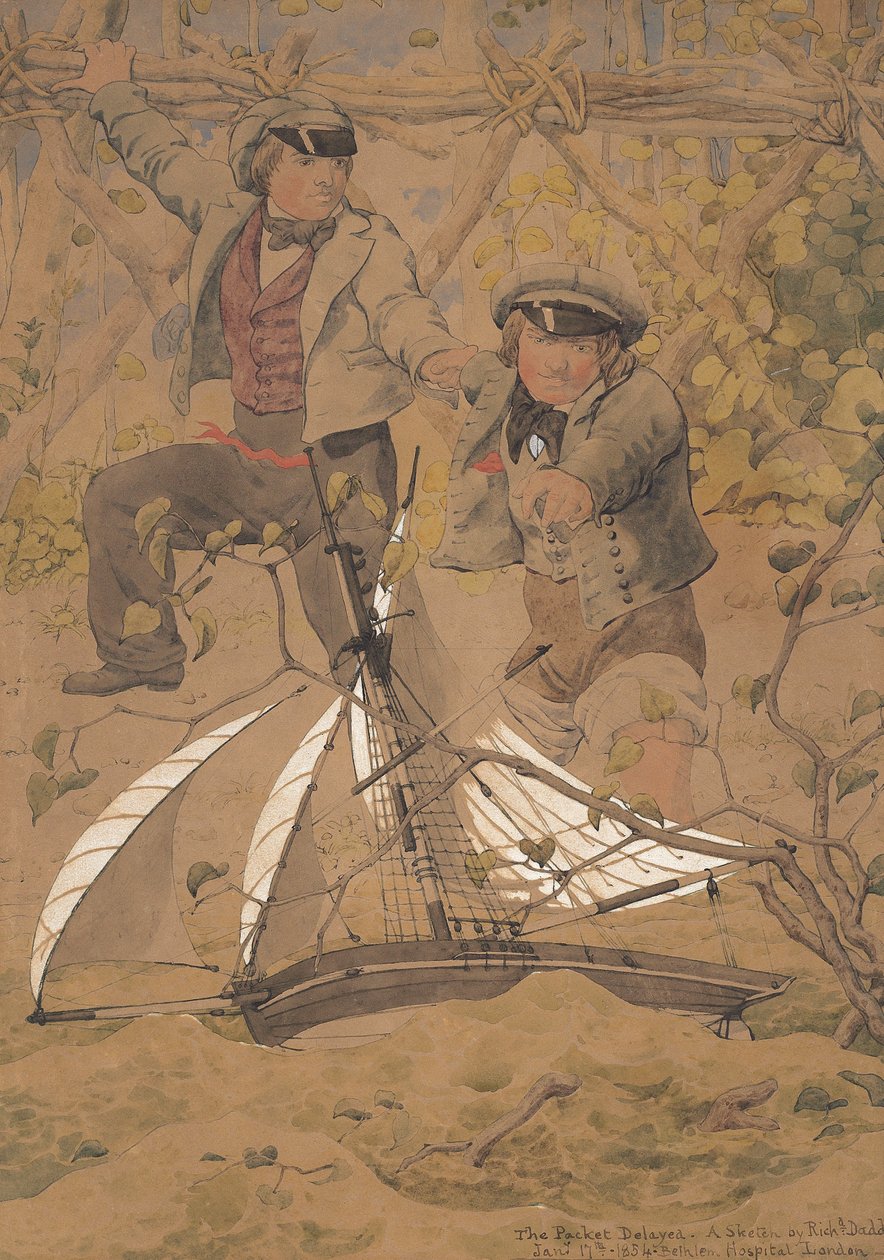 O Pacote Adiado, 1854 de Richard Dadd