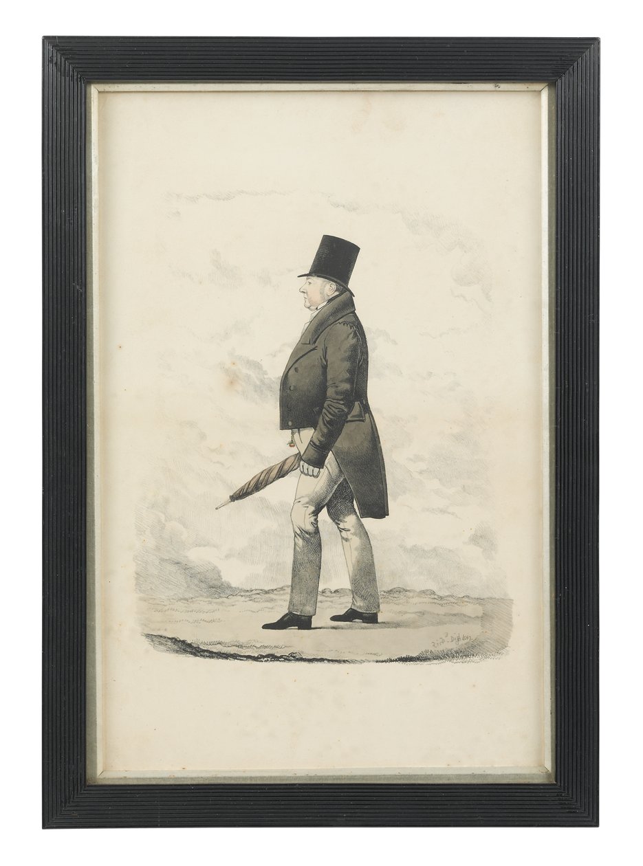 Henry Lygon, 4º Conde Beauchamp (c - c e lápis no papel) de Richard Dighton