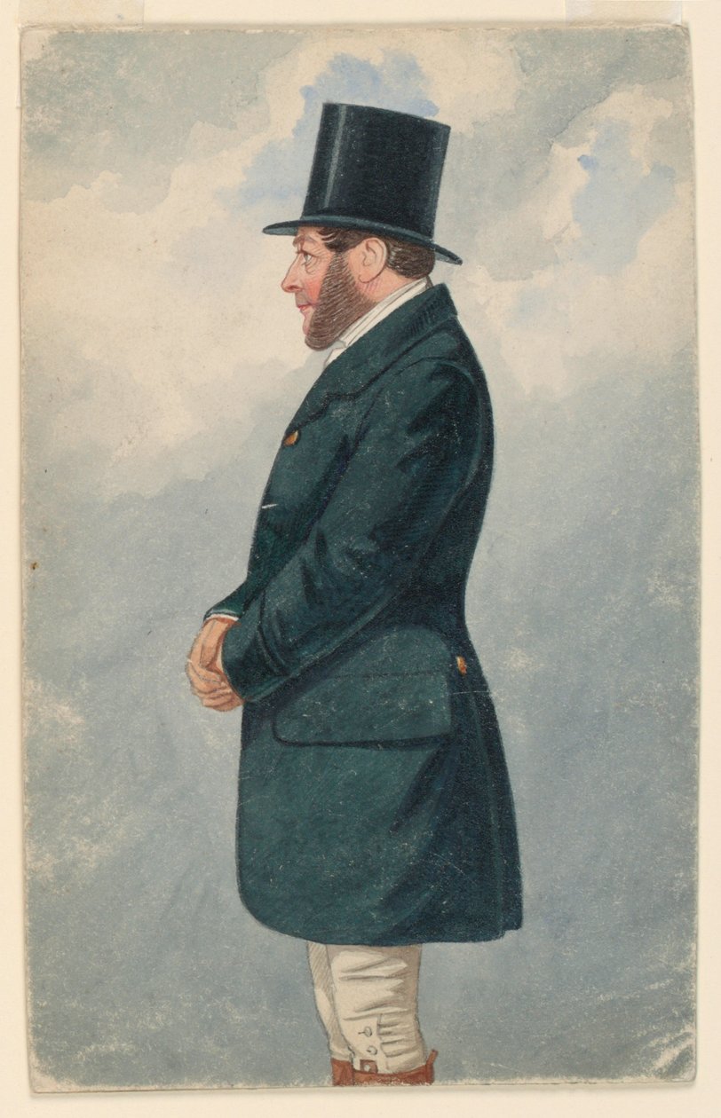 Retrato de George Beets de Richard Dighton