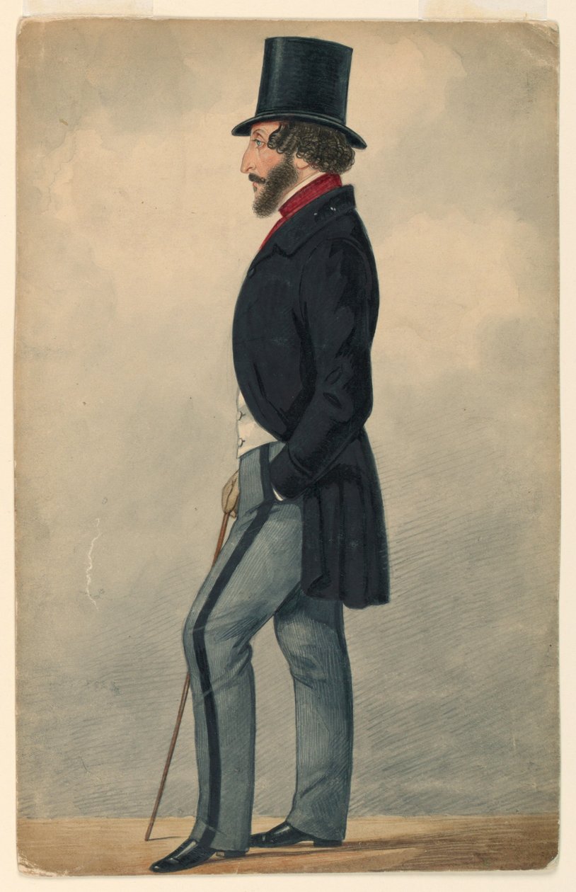 Retrato de Lord Beauclerk de Richard Dighton