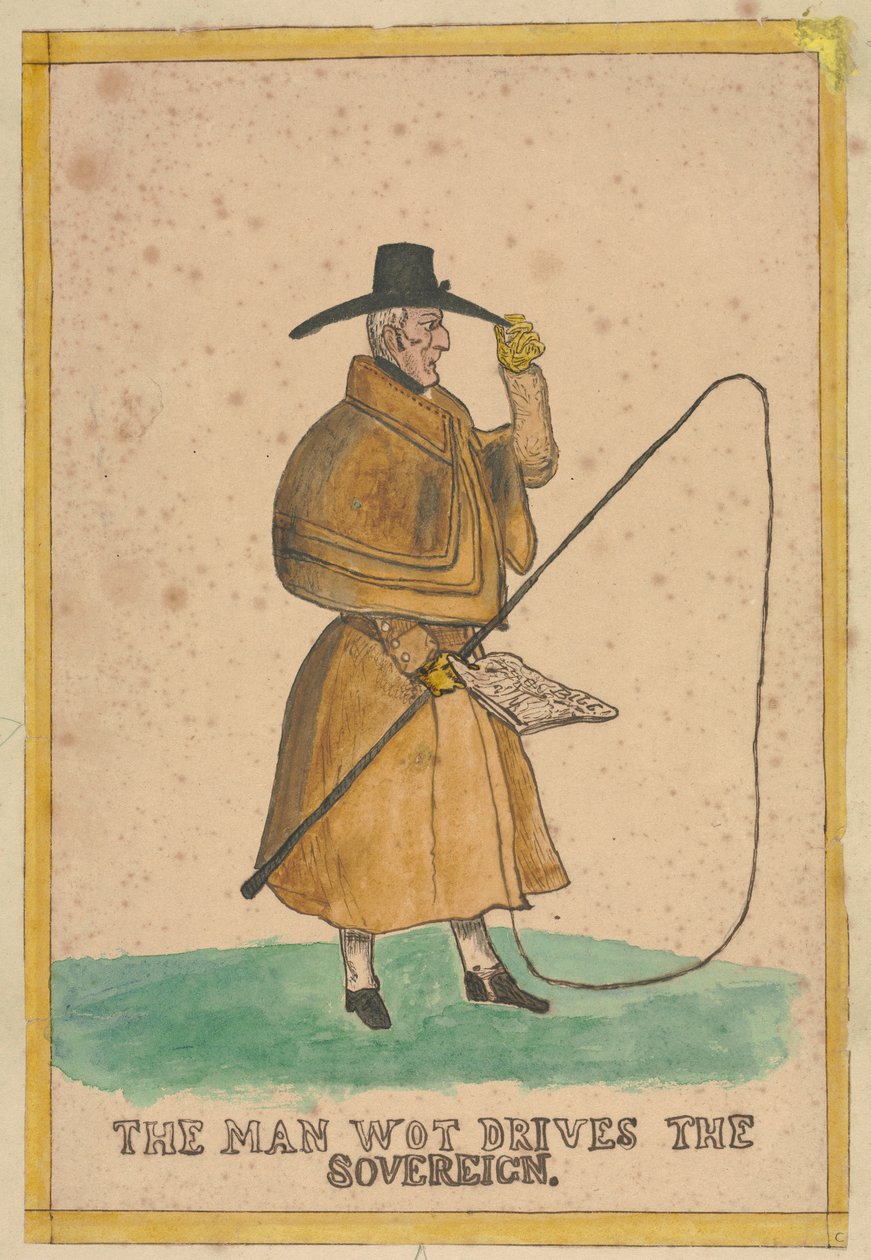 O homem que conduz o soberano de Richard Dighton
