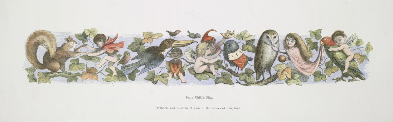 Brincadeira de criança de fada de Richard Doyle