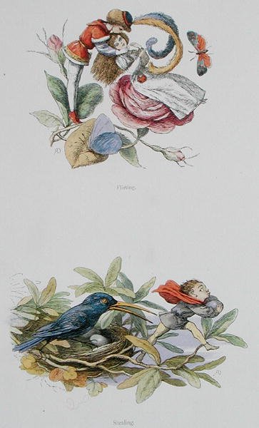 Flirting, e Roubo, ilustrações de 