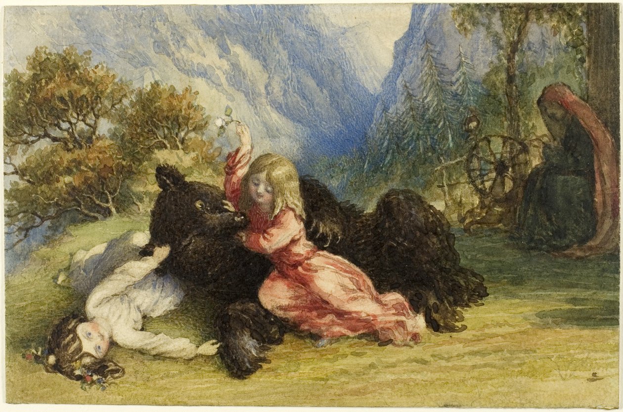 Branca de Neve e Rosa Vermelha de Richard Doyle