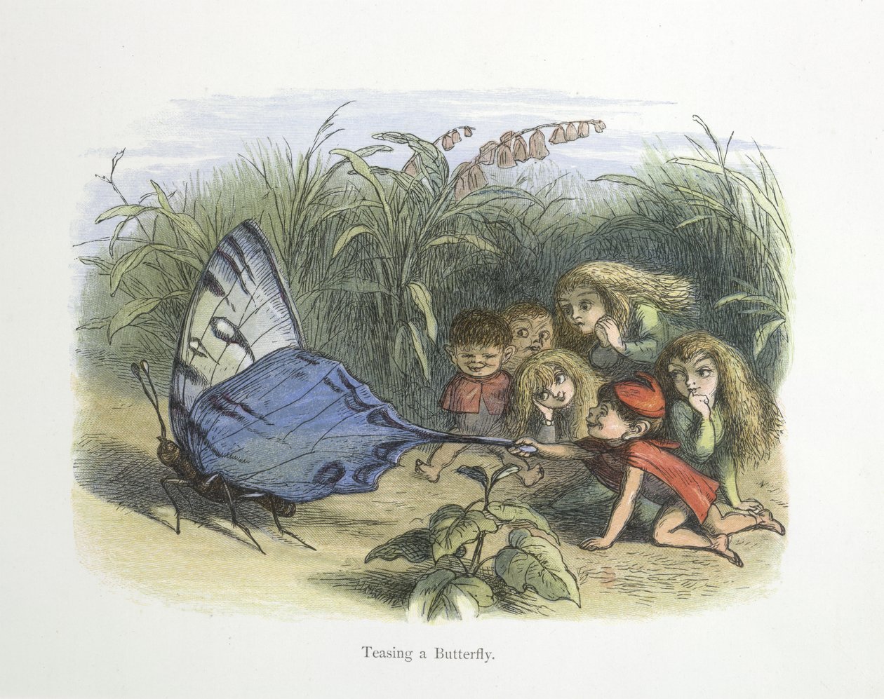Provocando uma borboleta de Richard Doyle