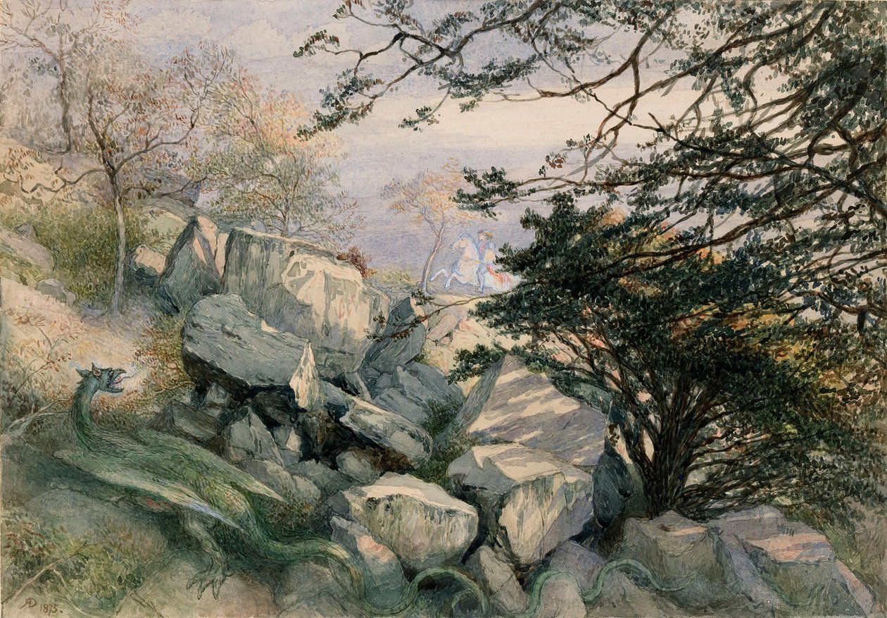 O dragão de Wantley de Richard Doyle