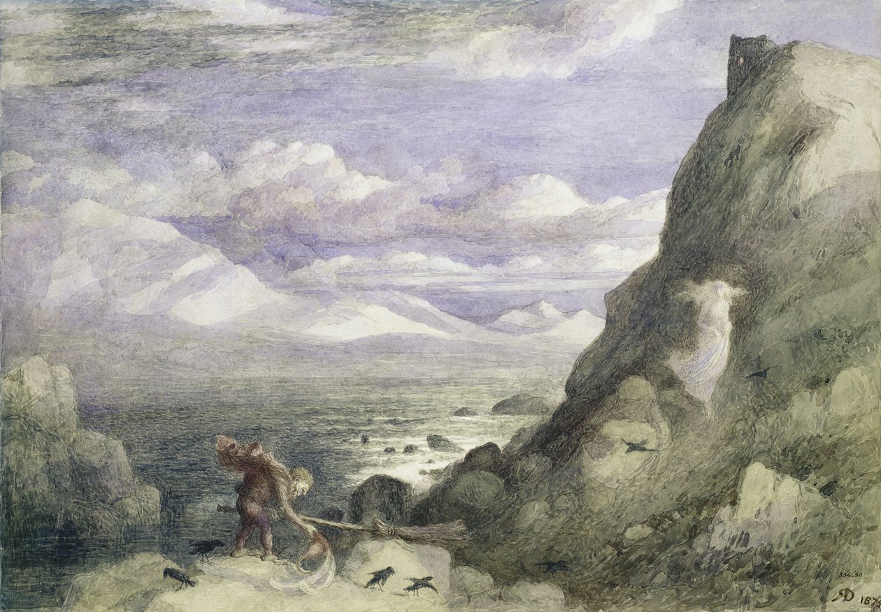 O Lar das Bruxas, 1875 de Richard Doyle