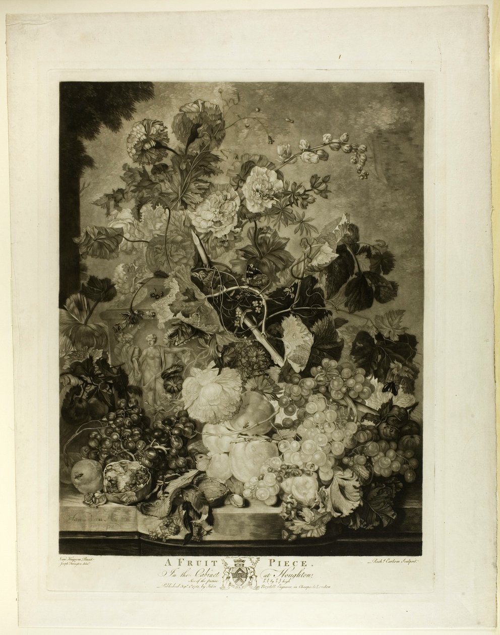 Um pedaço de fruta, da Galeria Houghton de Richard Earlom