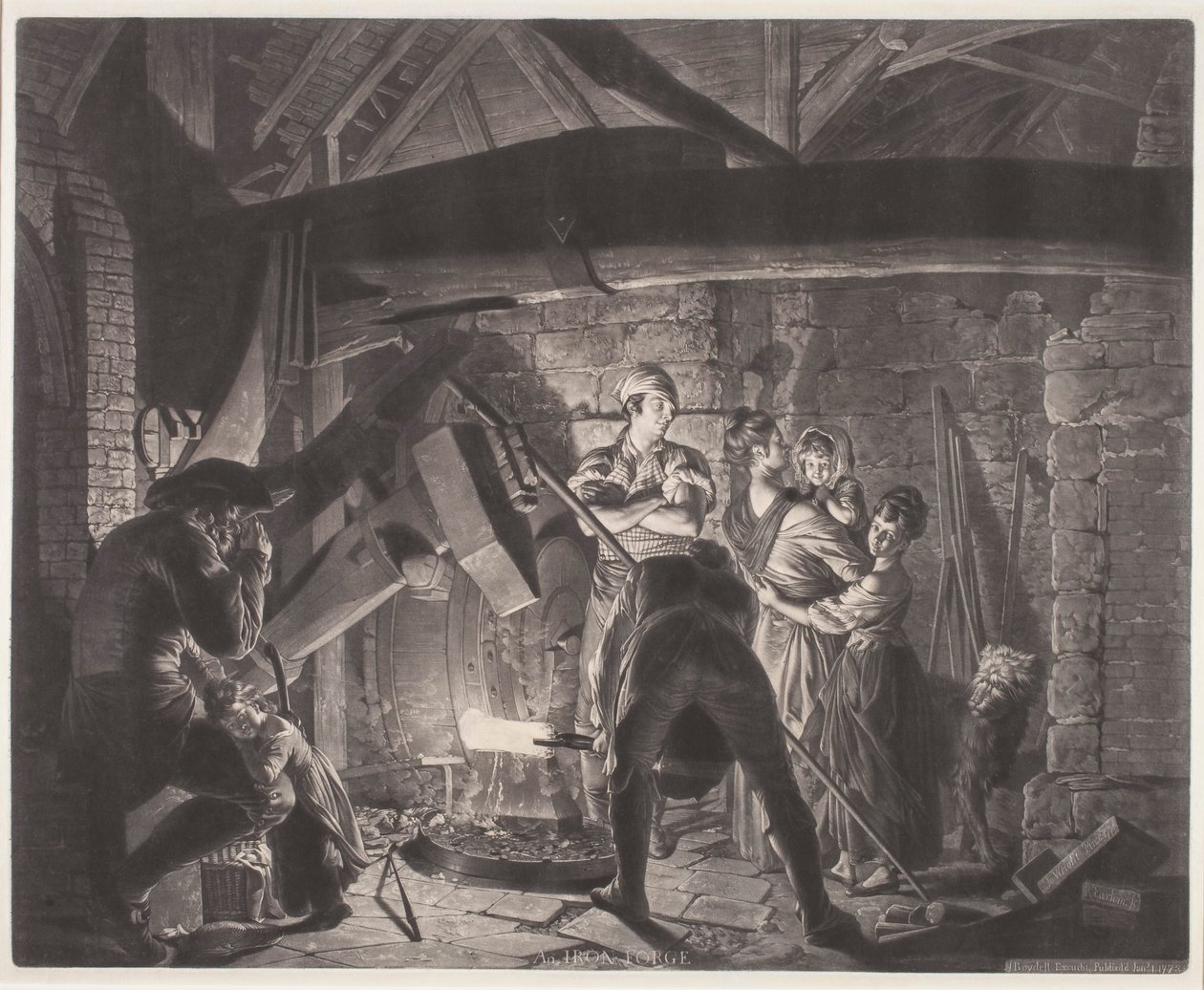 Uma forja de ferro de Richard Earlom