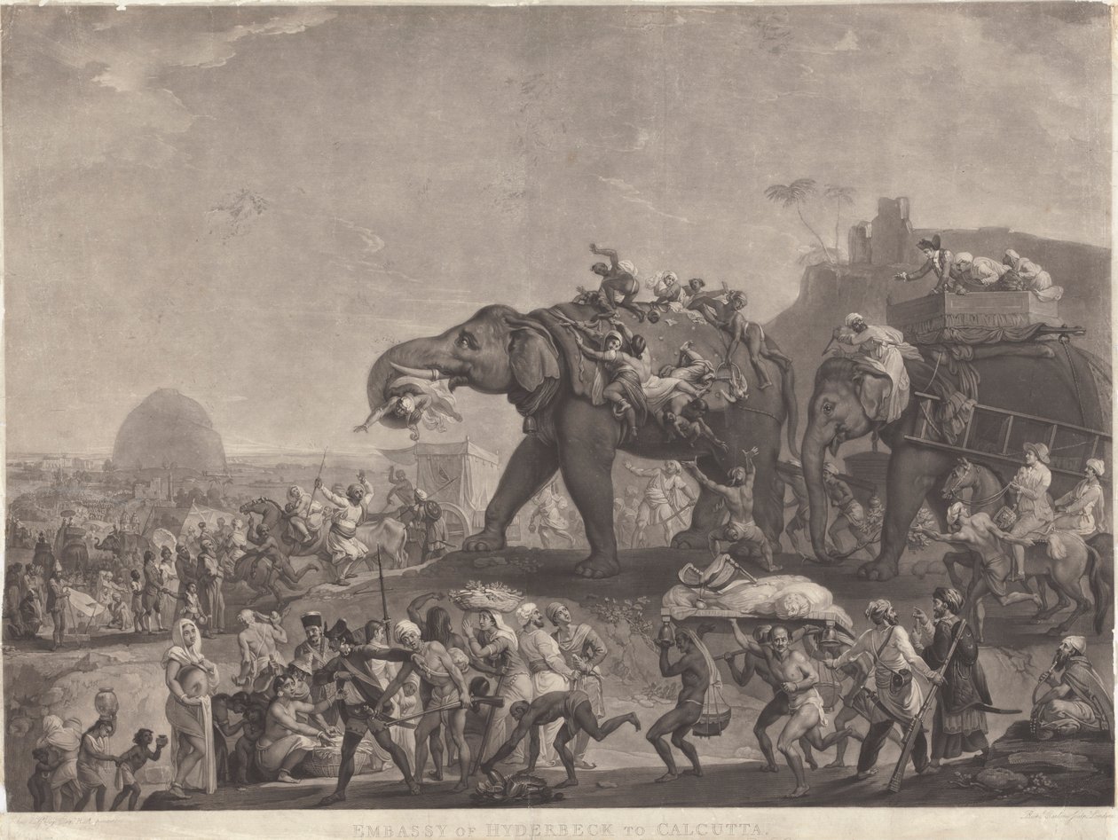 Embaixada de Hyderbeck em Calcutá de Richard Earlom