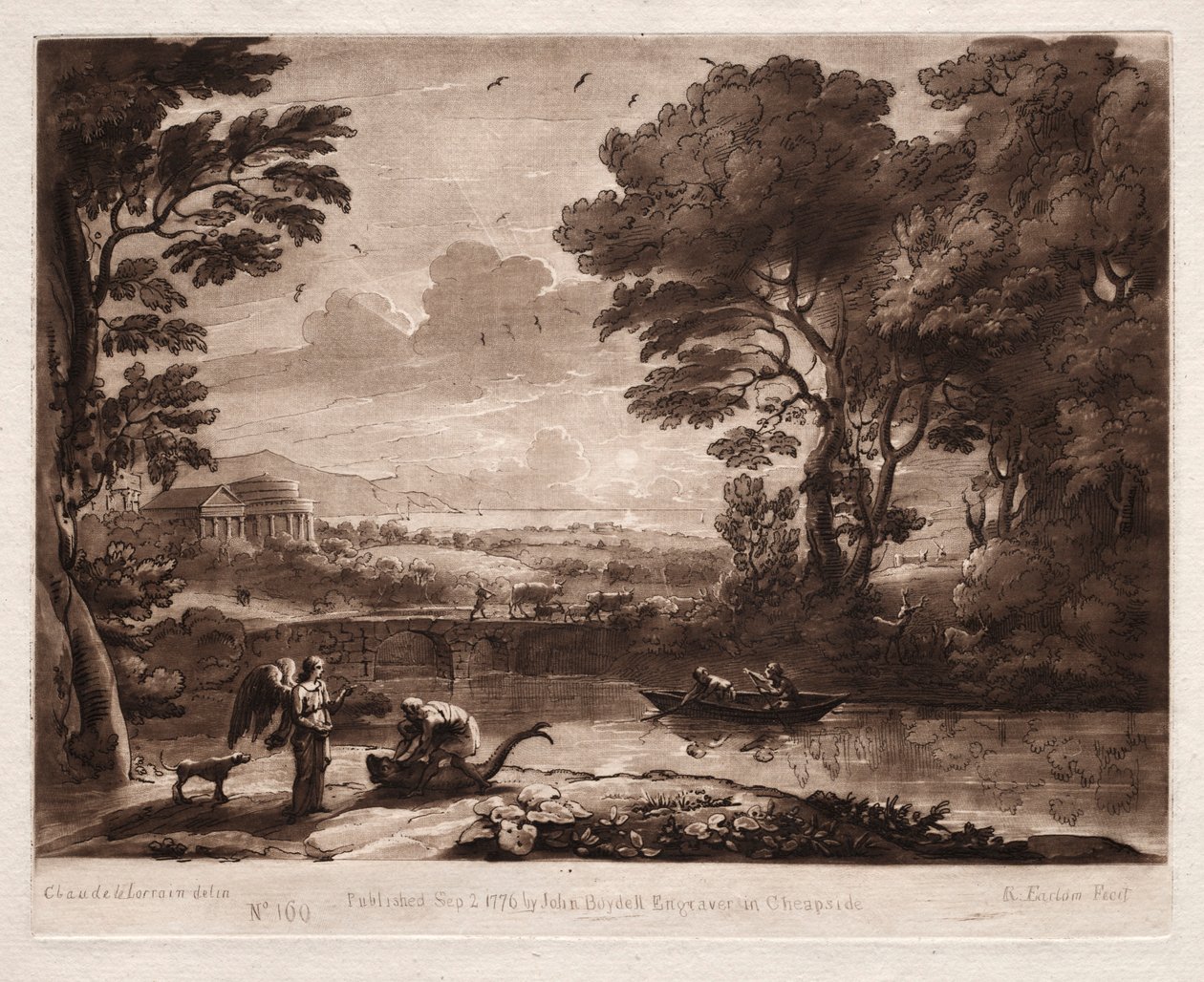 Livre Verdade: Não. 160; Tobias e Angel, 1774. de Richard Earlom
