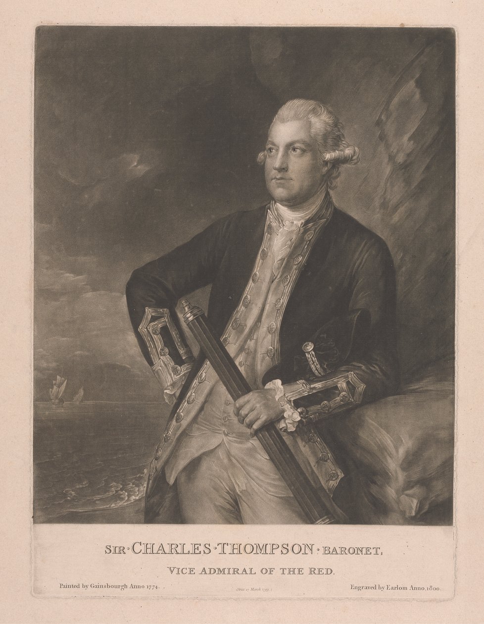 Sir Charles Thompson de Richard Earlom