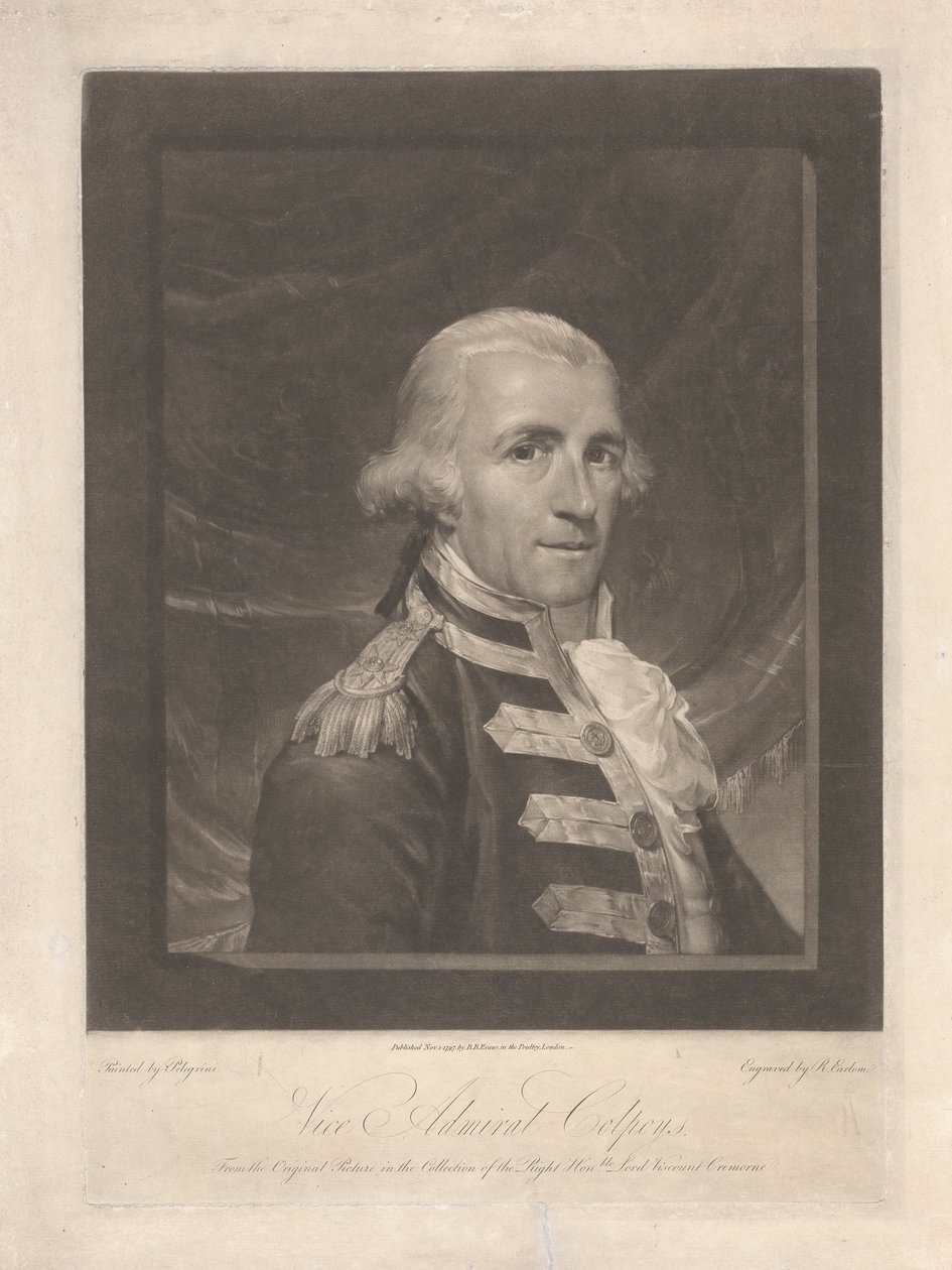 Vice-Almirante Colpoys de Richard Earlom
