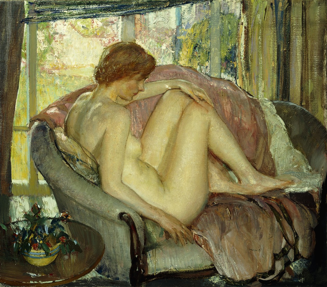 Depois do banho matinal de Richard Emil Miller