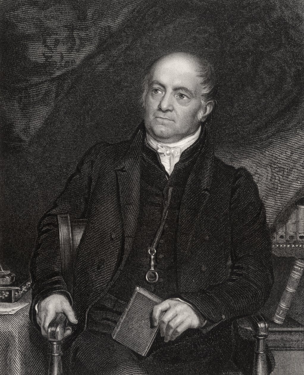 Olinthus Gilbert Gregory, gravado por H. Robinson, da National Portrait Gallery, volume V, publicado em 1835 de Richard Evans
