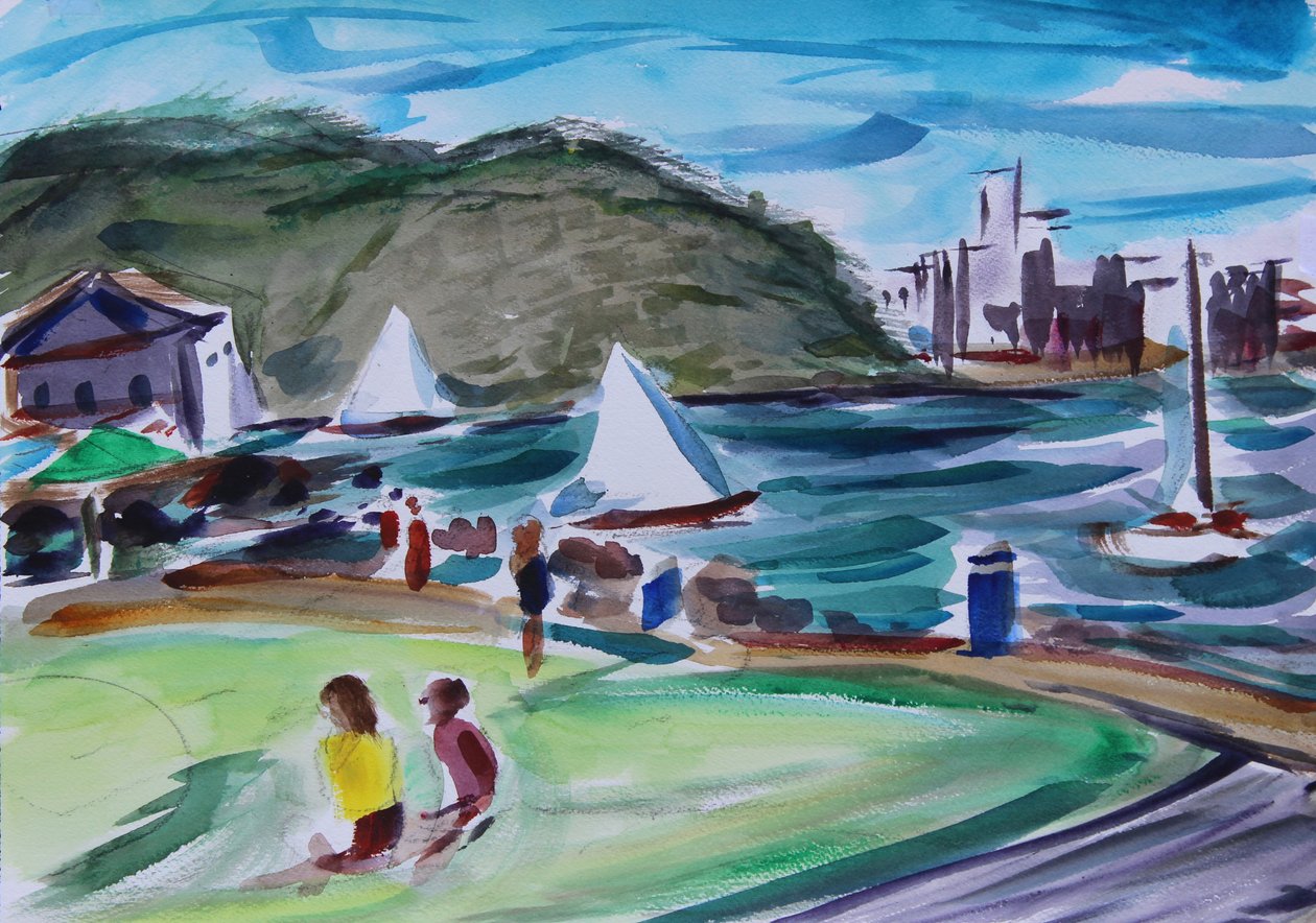 Baía, Tiburon, 2020 de Richard Fox