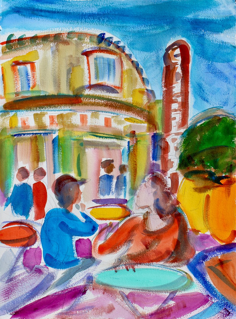 Café no Castro, São Francisco, 2018 de Richard Fox