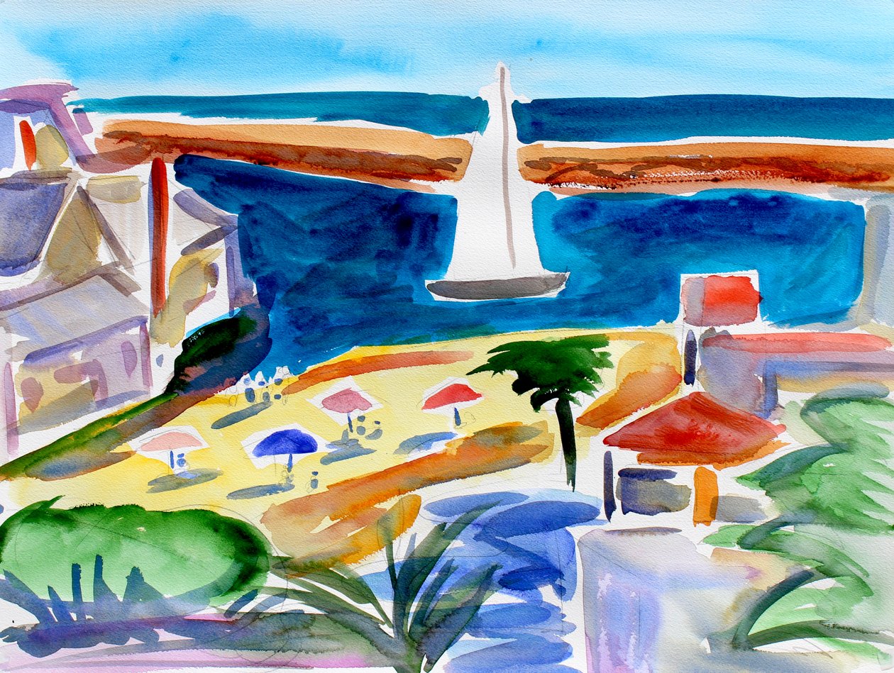 Corona del Mar, Newport Beach, 2018 de Richard Fox