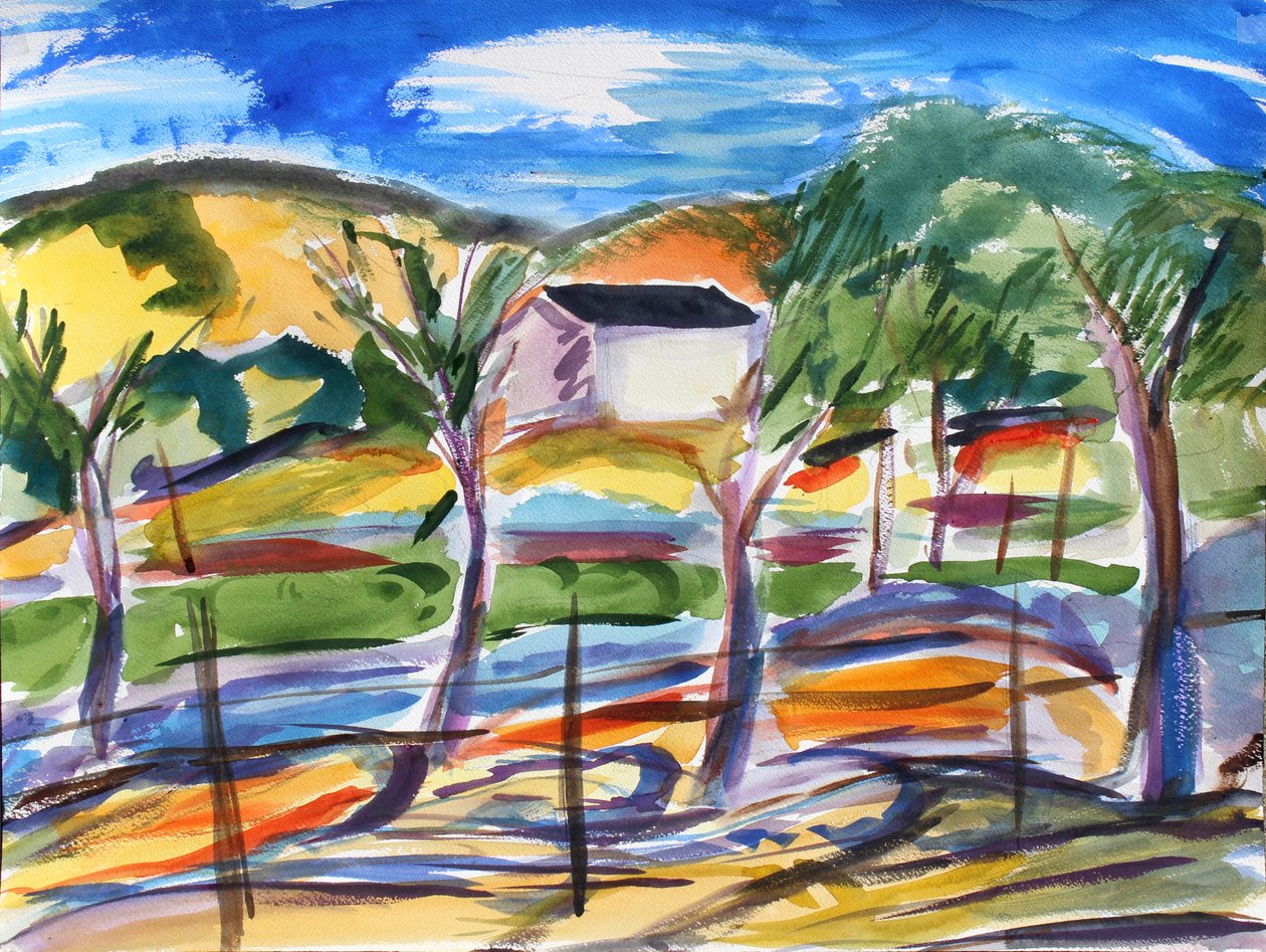 Campo e Casa Solitária, 2019 de Richard Fox