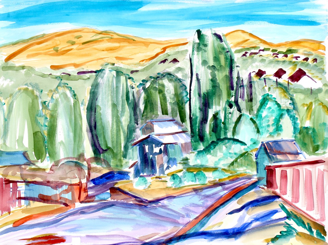 Houses and Hills, 2019 de Richard Fox